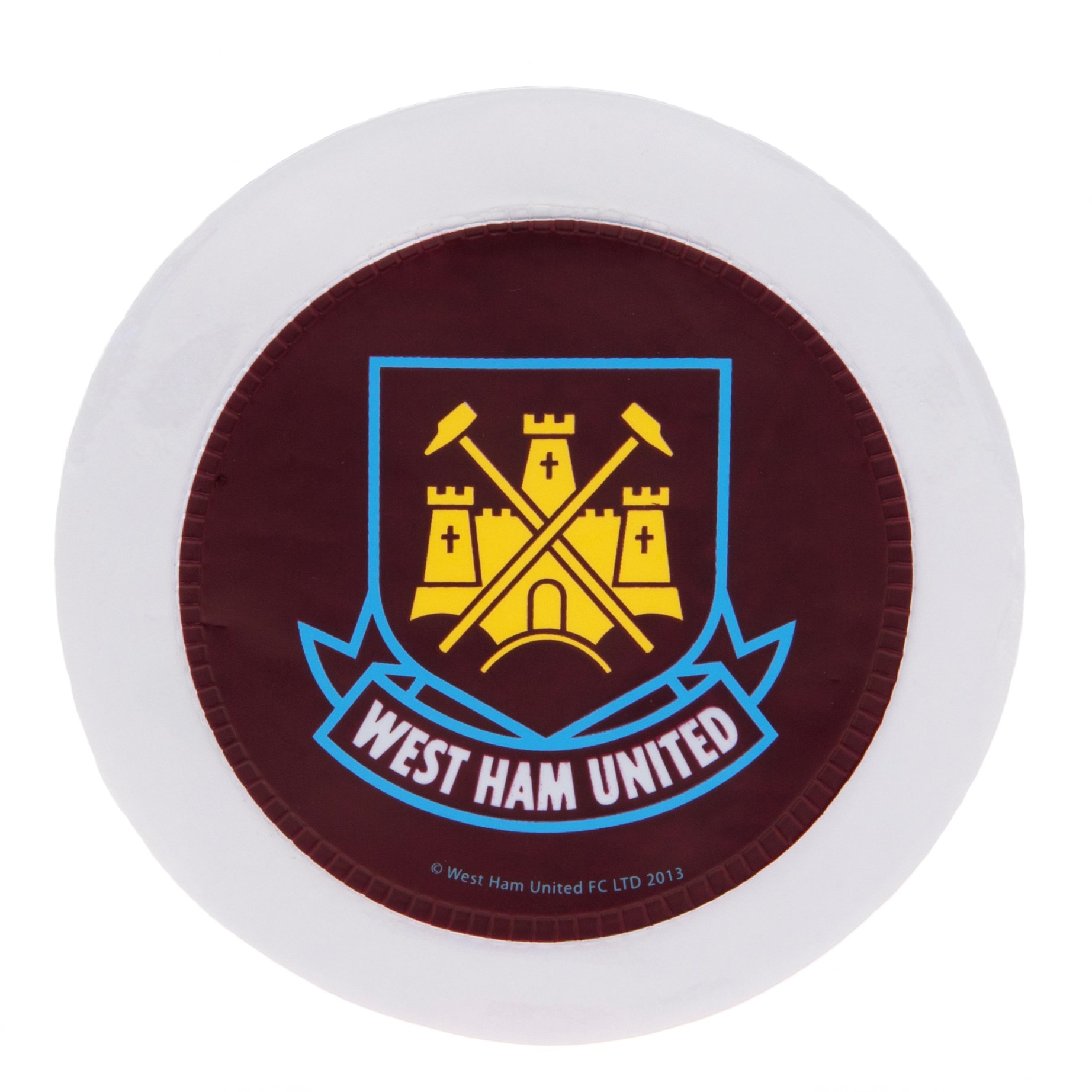 West Ham United F.c. Round Tax Disc Holder