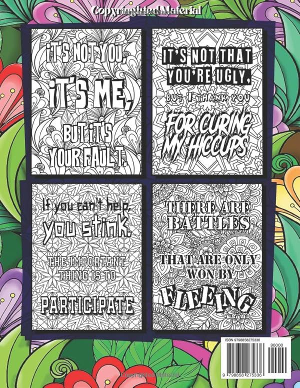 Get Your F*cking Hands off my Coloring Book: Adults will find calmness and mindfulness in a set of swear words, where explicit language is intertwined for relaxation and meditation. image 3