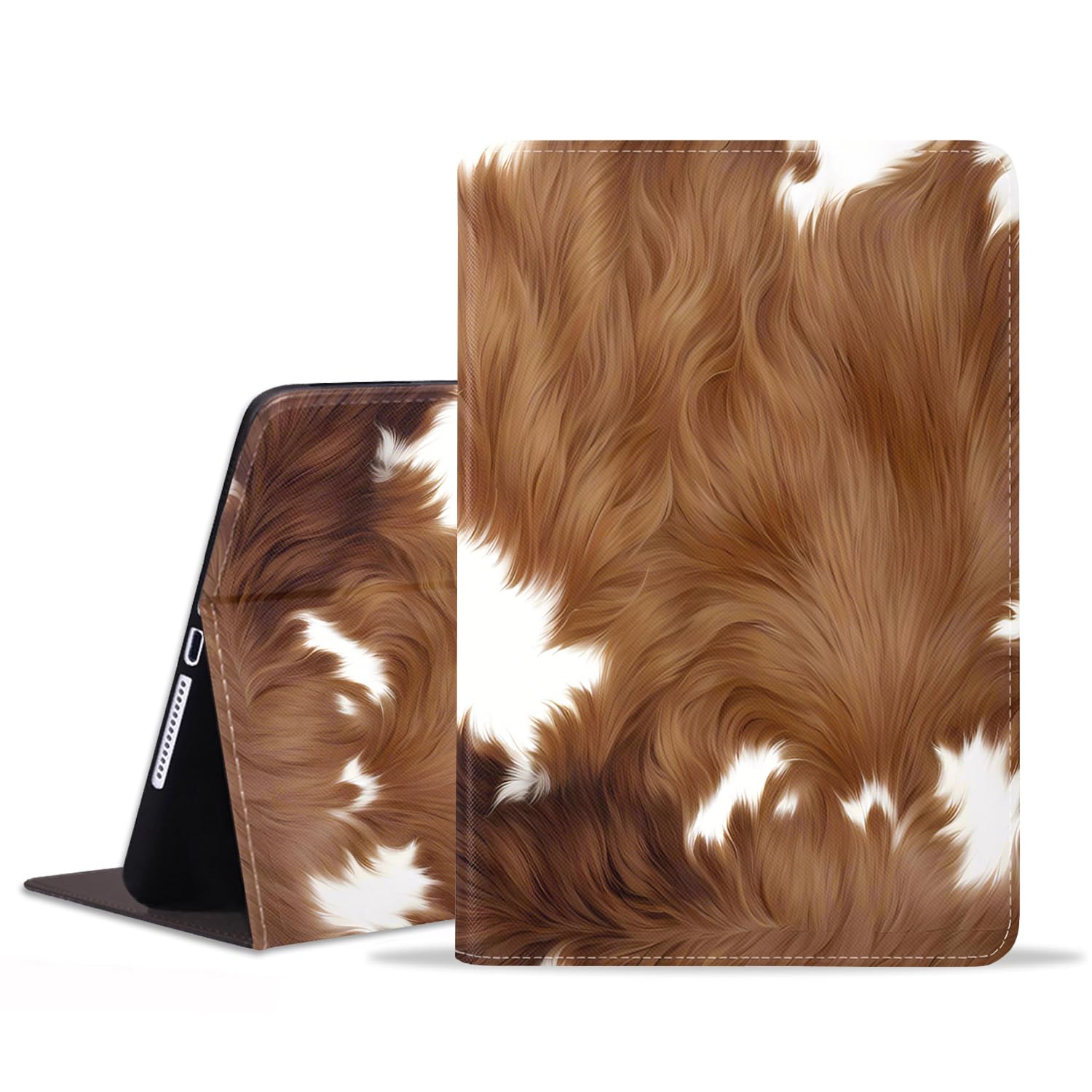 BWOOLL Case for Samsung Galaxy Tab A9 Plus 11 Inch 2023 Model (SM-X210/X216/X218), Slim Lightweight PU Leather Stand Cover with Auto Wake/Sleep, Brown