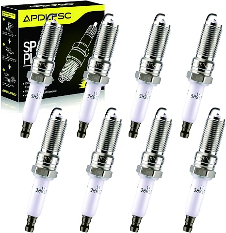Iridium Spark Plugs 8 Pack Compatible with Chevrolet Silverado 1500