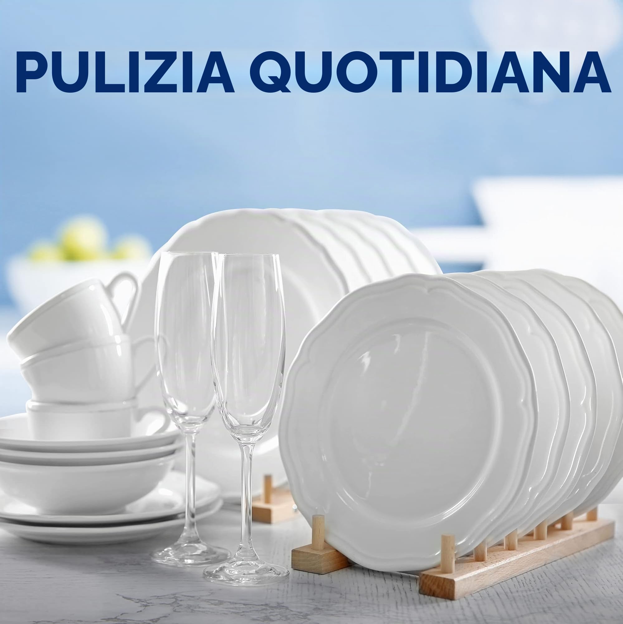 Finish Pastiglie per lavastoviglie Classic senza fosfati – pastiglie per lavastoviglie per la pulizia di base dei piatti – Confezione risparmio con 125 pastiglie Finish
