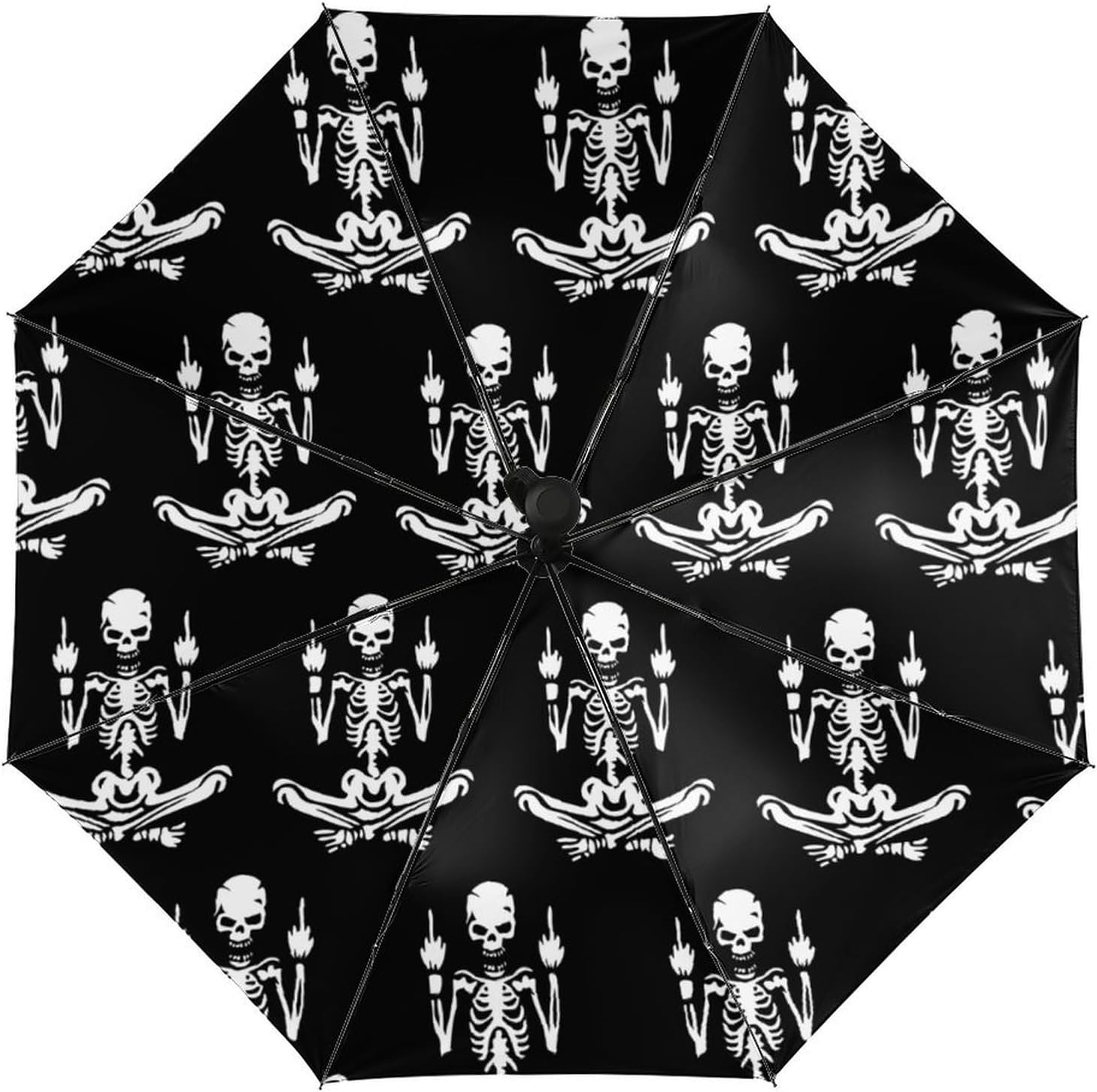 Native Wolf Deam Catcher Internal Printed Automatic Umbrella for Sun And Rain Protection