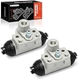 A-Premium Rear Driver and Passenger Drum Brake Wheel Cylinder Compatible with Select Honda Models - Civic 2006-2015, Fit 2009-2019, Insight 2010-2014, 2-PC Set - Replace# 43300SNAA01, 43300T5RA01