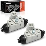 A-Premium Rear Driver and Passenger Drum Brake Wheel Cylinder Compatible with Select Honda Models - Civic 2006-2015&comma; Fit 2009-2019&comma; Insight 2010-2014&comma; 2-PC Set - Replace&num; 43300SNAA01&comma; 43300T5RA01