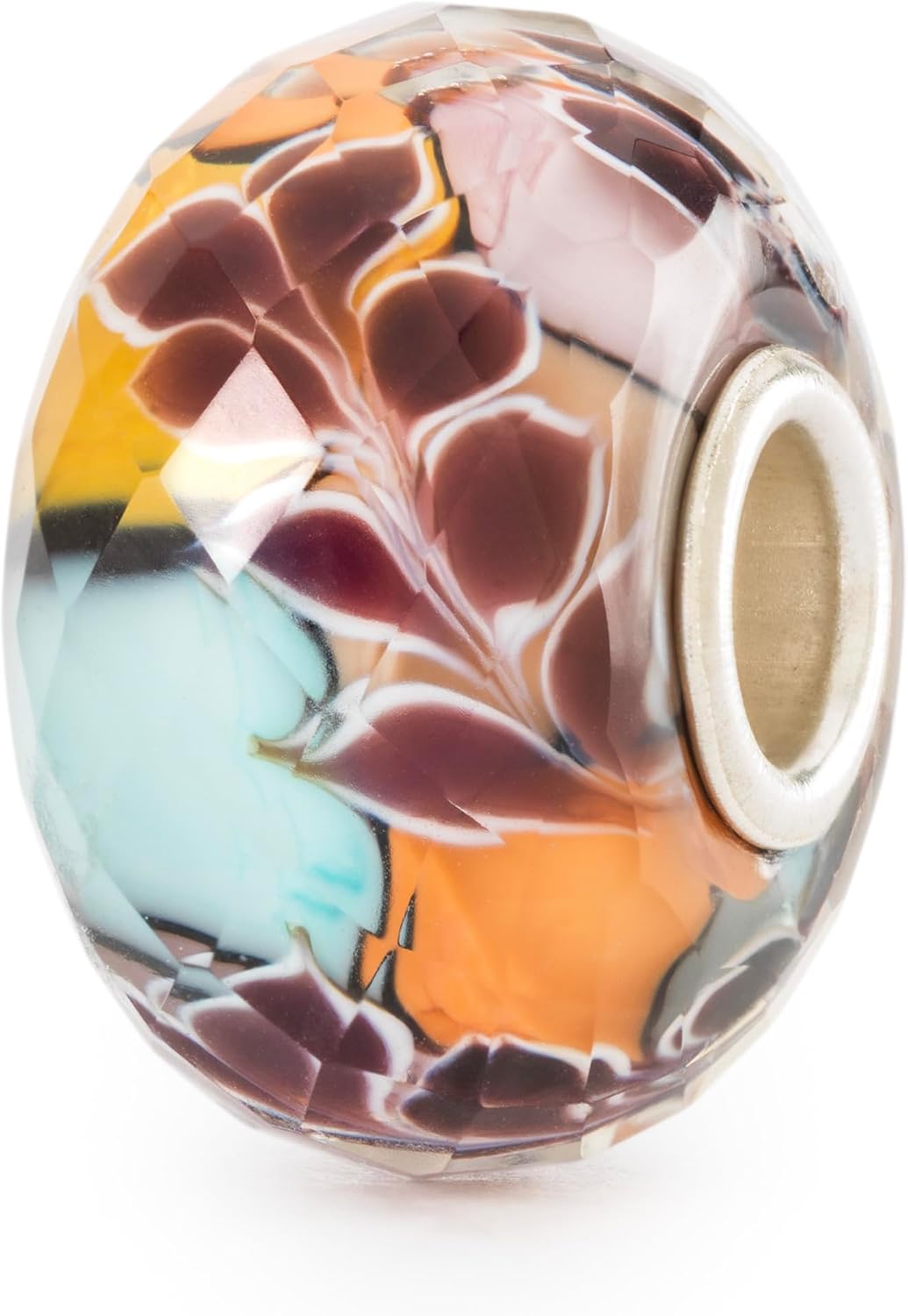 TROLLBEADS Lifetime of Joy - Faceted Glass Charm for Reaching Dreams | Authentic Brand Charm | Glass | Walk the Journey Collection | Design by Neetu Gupta