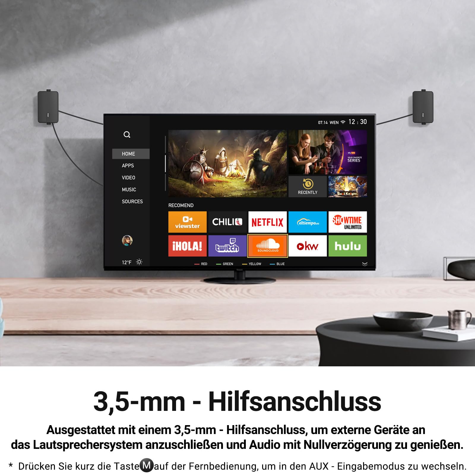 Inwa Bluetooth Lautsprecher 200W Spitzenleistung wasserdicht Stereo Sound Set Paar MZ650