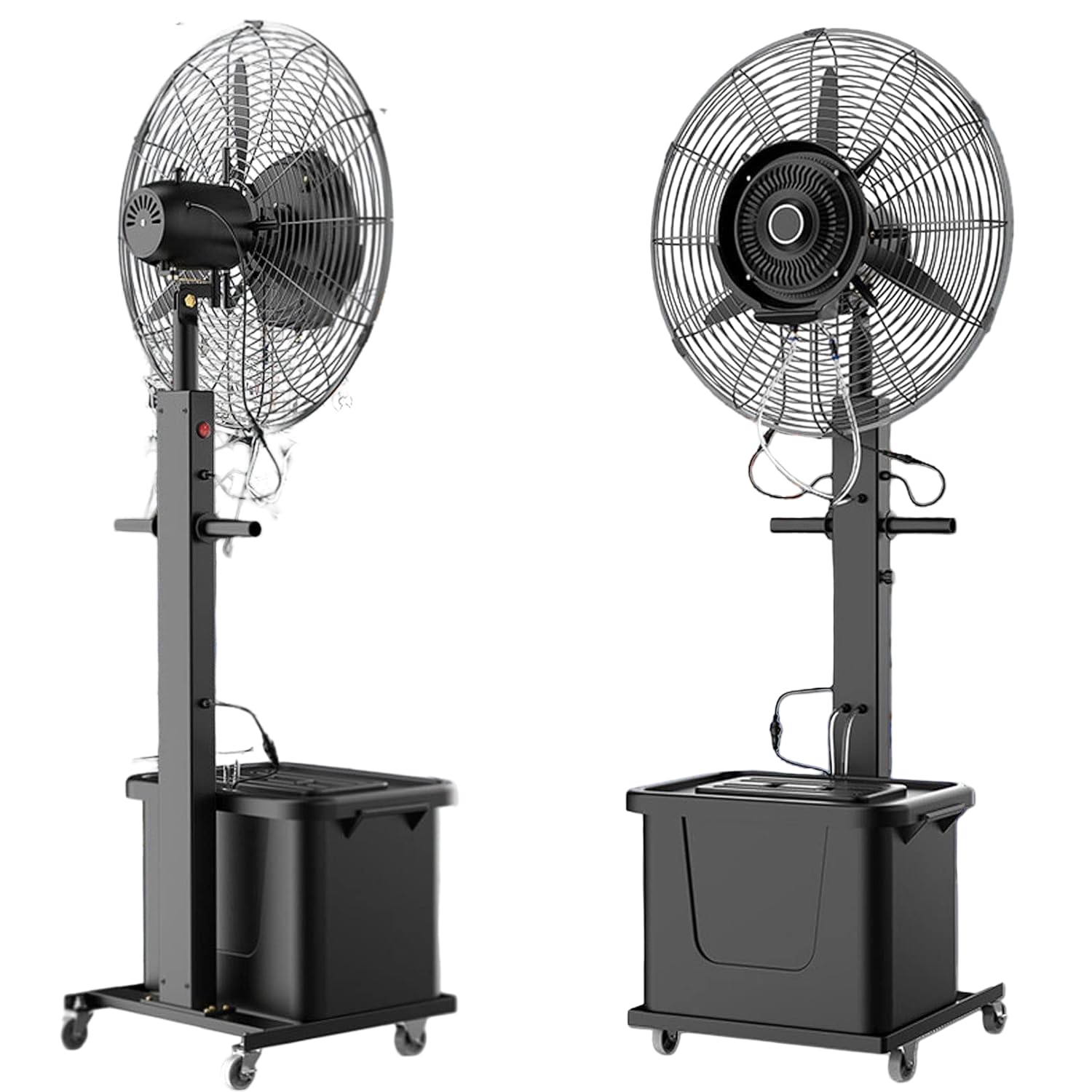 JKJZSALJ Outdoor Misting Fan,Pedestal Fan With 3 Speeds,90°Oscillation,Cooling Fan For Outdoor Spaces,Outdoor Fan Misters With 11 Gallon Tank,71Cm/28In,71cm/28in