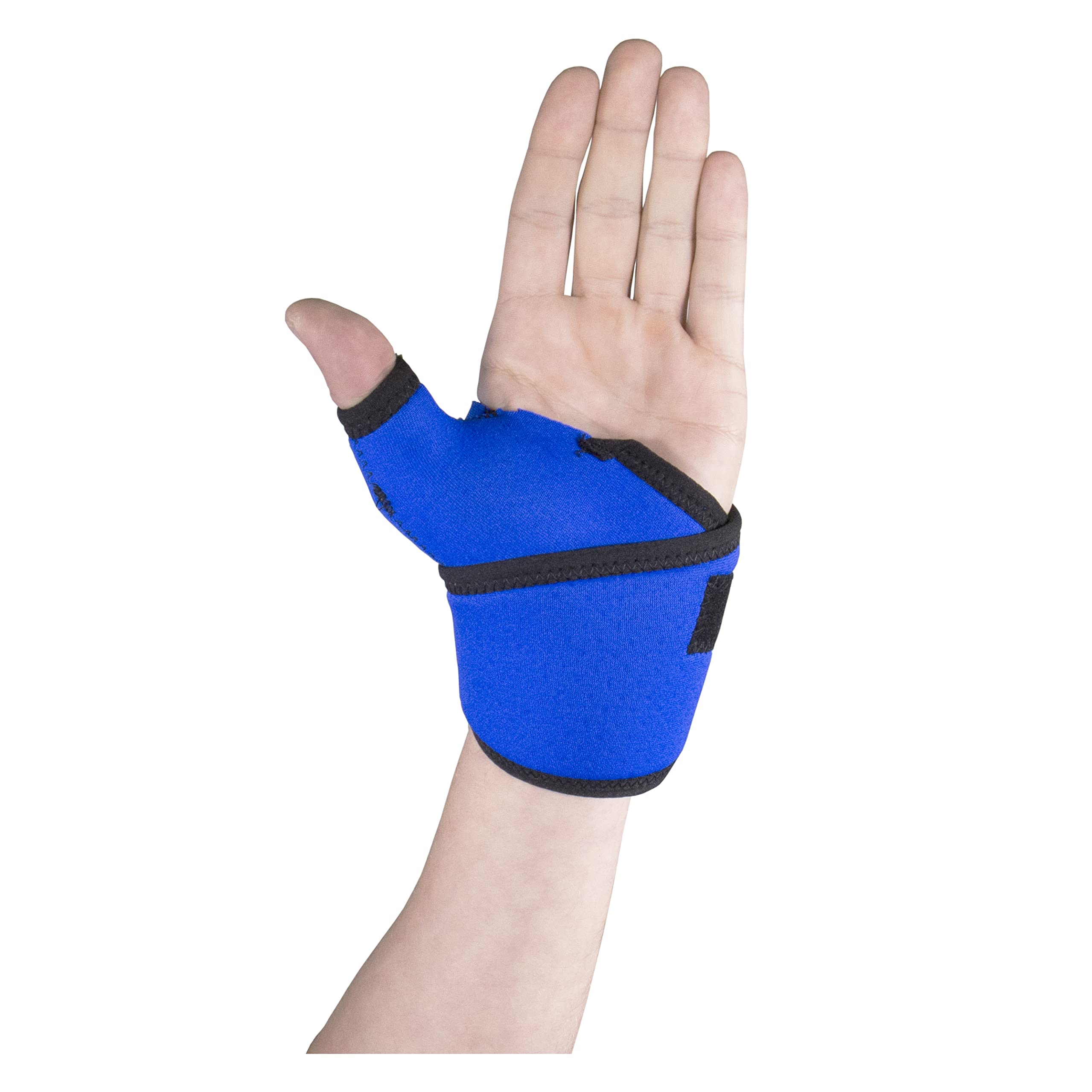 OTC Neoprene Wrist Thumb Support, Adjustable Compression Wrap Brace, Medium