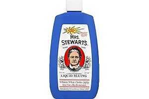 Mrs. Stewart's Bluein' Laundry Whitener: Say Goodbye to Yellowing and Hello to Brilliance