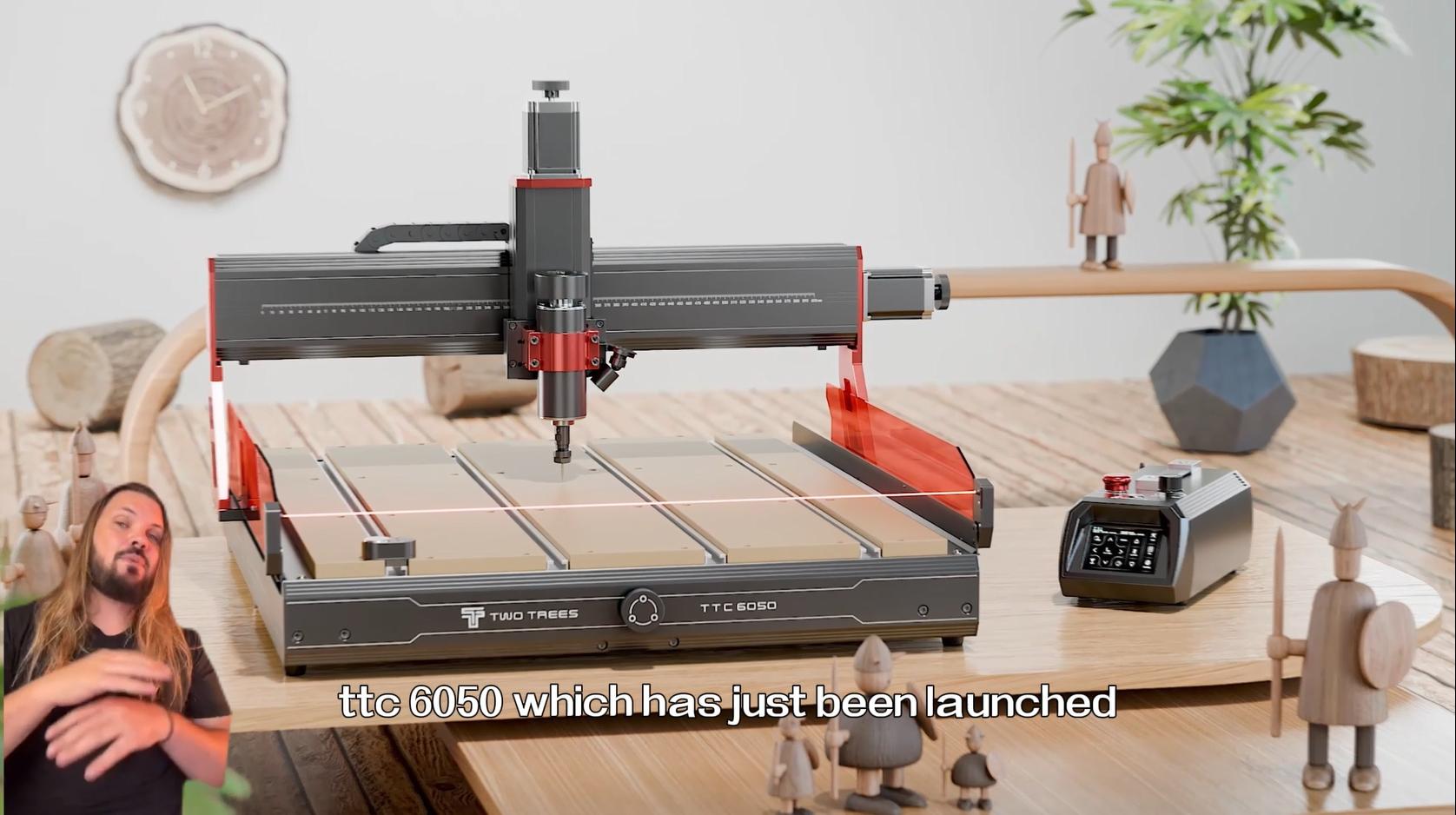 Twotrees CNC TTC6050 CNC Router Machine,Upgraded 3-Axis Engraving