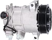 Vista 3 de MOTOKU Conjunto de compresor y embrague de CA de A/C para Jeep Compass Patriot 2008-2017 para Dodge Caliber 2009-2012