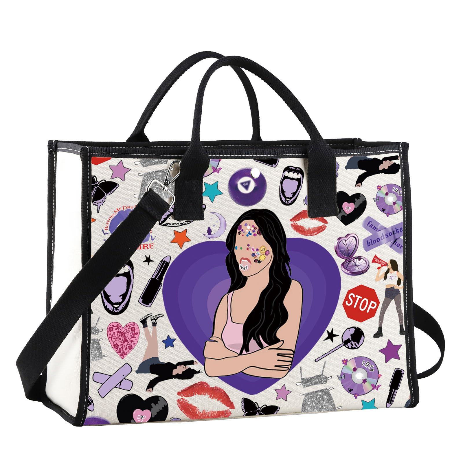 JNIAP Singer Inspired Crossbody Bag Album Fans Gifts Singer Shoulder Bag Singer Merchandise