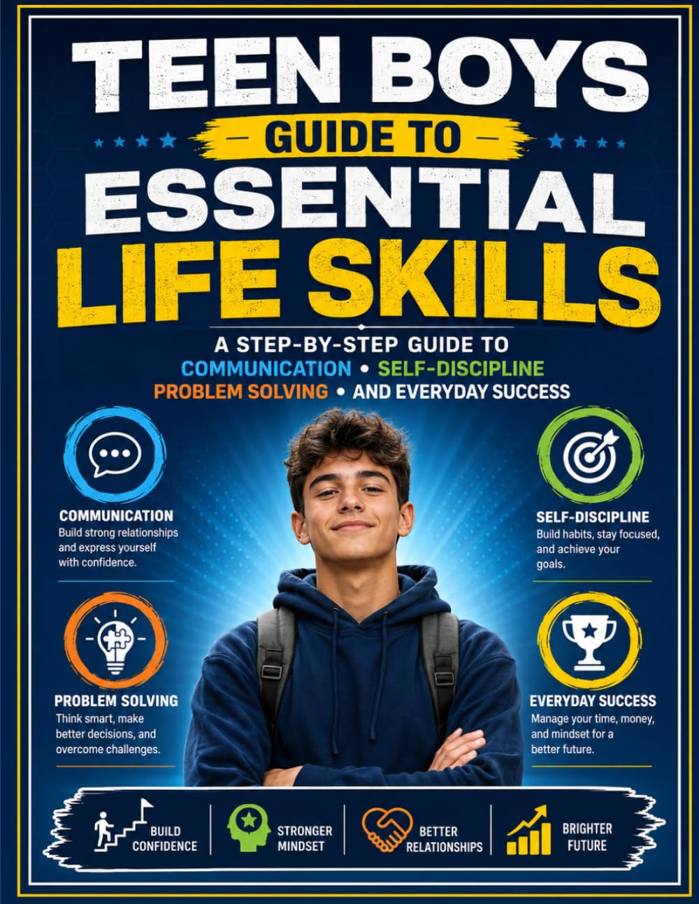 Teen Boys Guide to Essential Life Skills: A Step-by-Step Guide to Communication Self-Discipline Problem Solving and Everyday Success