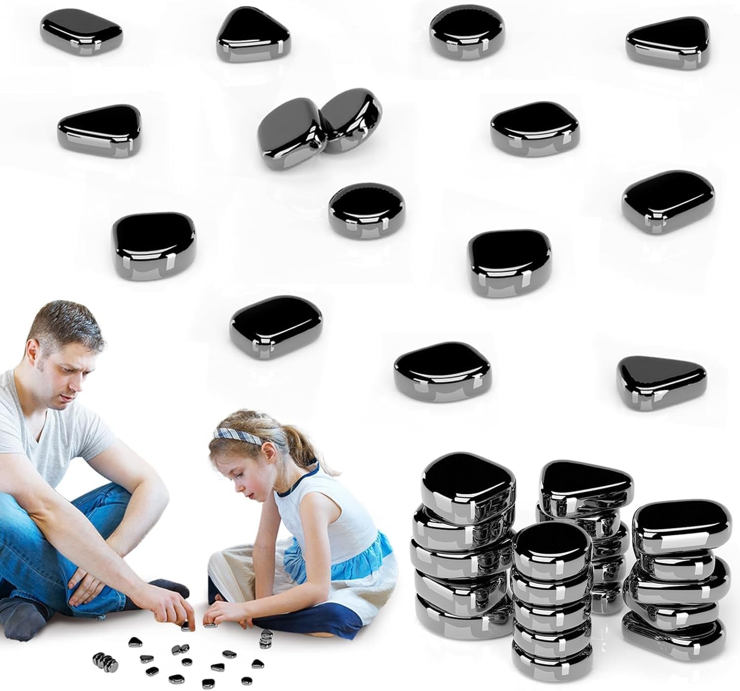 Magnetic Chess Game, Magnetic Board Games for Kids, Family Interactive Party Supplies for Family Gathering and Travel Chess Set with 20 Pieces