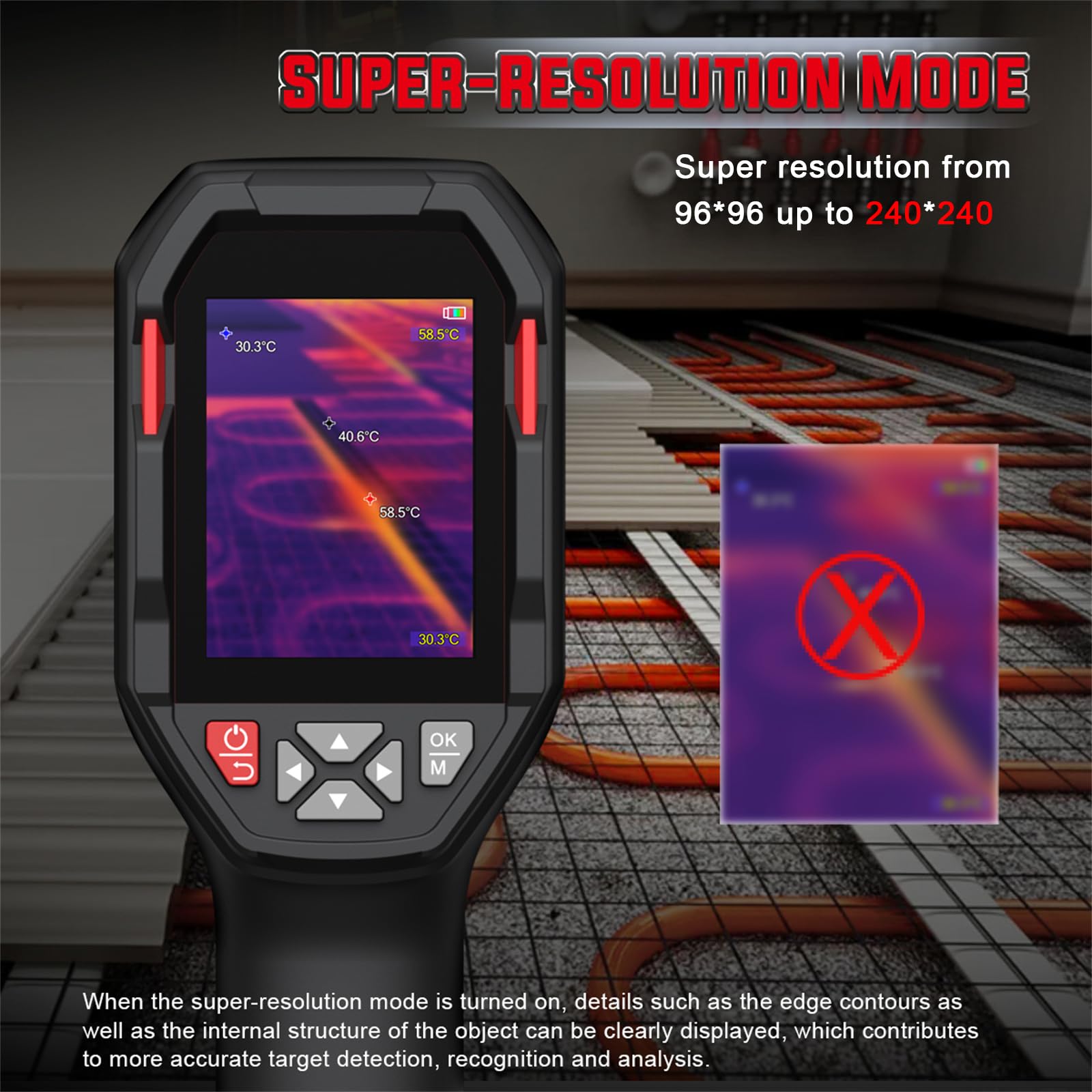 Amazon.com: HABOTEST HT821A Thermal Imager, 240x240 Infrared