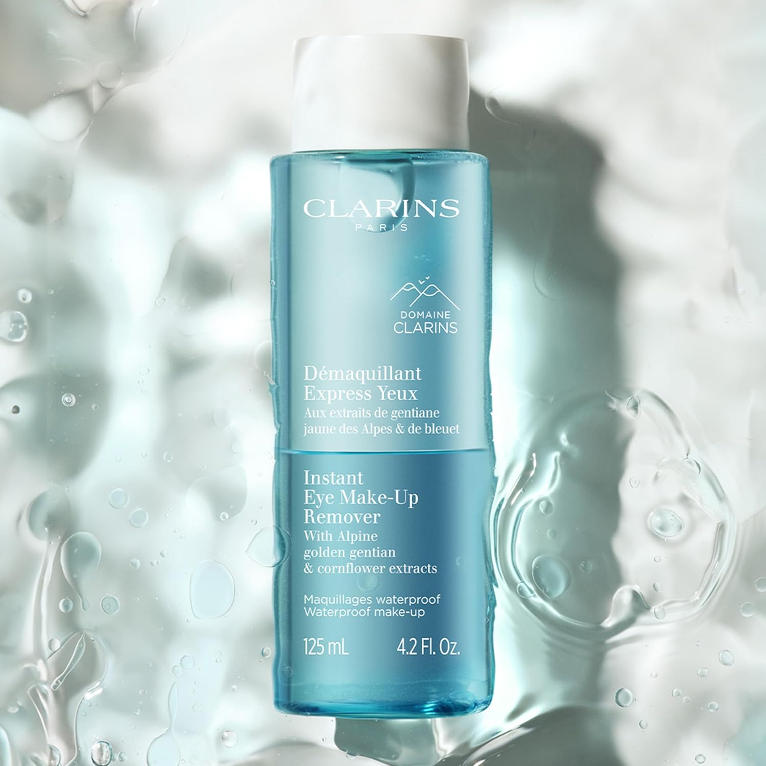 Clarins Instant Eye Make-Up Remover | Bi-Phase Remover For Heavy and Waterproof Eye Make-Up | Cleanses, Softens, Hydrates | Conditions Lashes | Ophthalmologist Tested | All Skin Types | 4.2 Ounces - Image 6