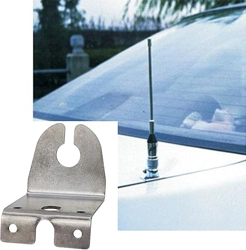 Miniatura 7 de Soporte de montaje de antena de vehículo CB para antena de radio de jamón VHF UHF CB