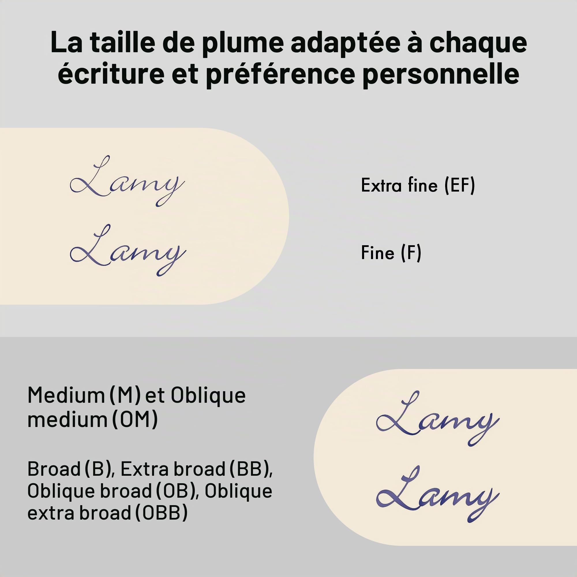 Lamy 2000 black - Stylo Plume élégant dans un corps robuste en fibre de verre - plume en or 14 ct., partiellement plaquée platine - largeur de trait F