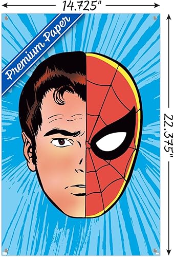 Miniatura 9 de Trends International Marvel Comics Spider-Man - Póster de pared con sentido de araña, 22.37 x 34.00 pulgadas, paquete de póster premium y alfiler