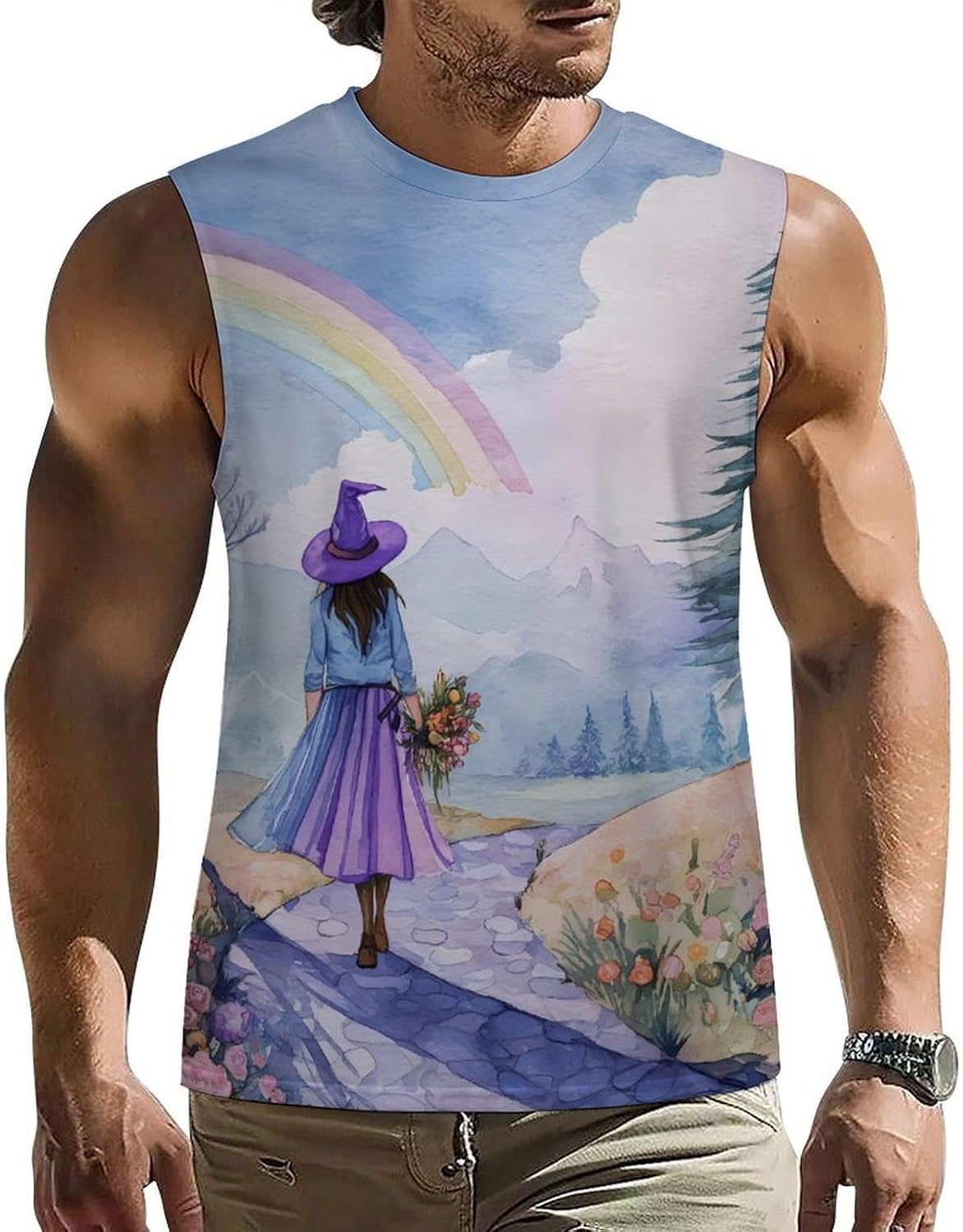 Summer Witch Men's Sleeveless Shirt Small