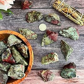 Zenkeeper 1 Lb Large Rough Dragon Blood Stone Raw Dragon Blood Crystal Stone Natural Dragon Blood Crystal Stone Mineral Specimen Gemstone Healing Crystals and Stones