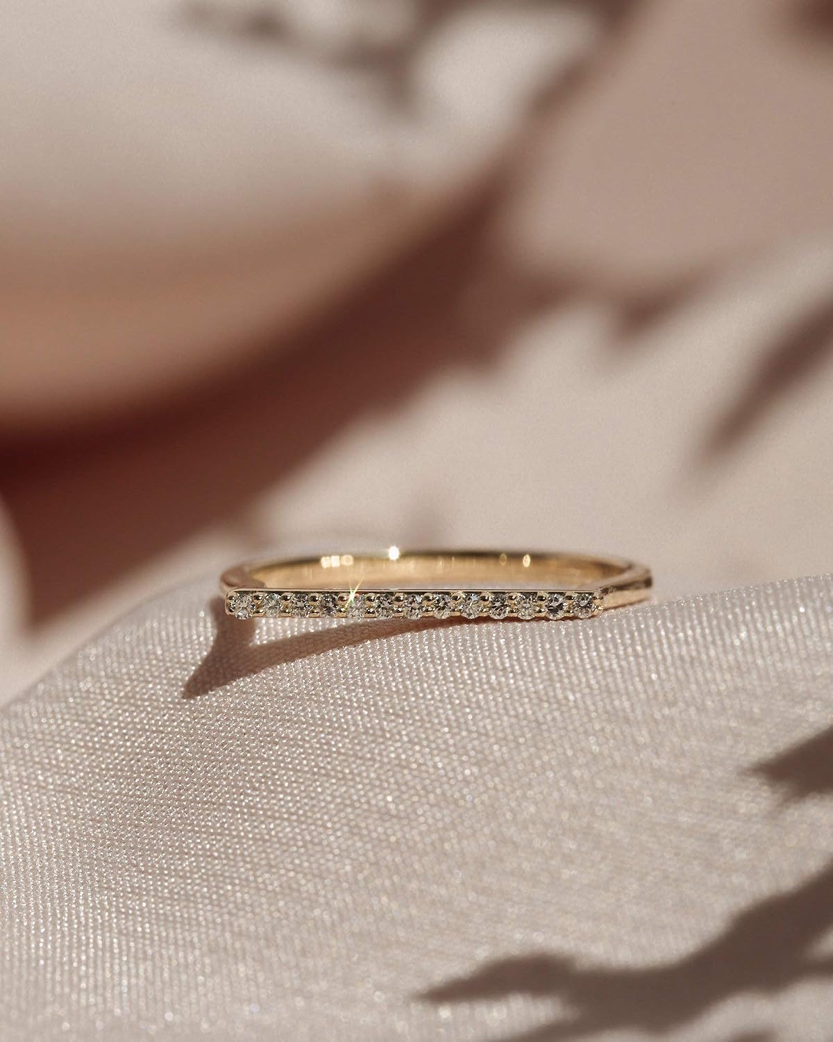 Kobelli Line Lab-Grown Diamond Bands (3-Piece Set)