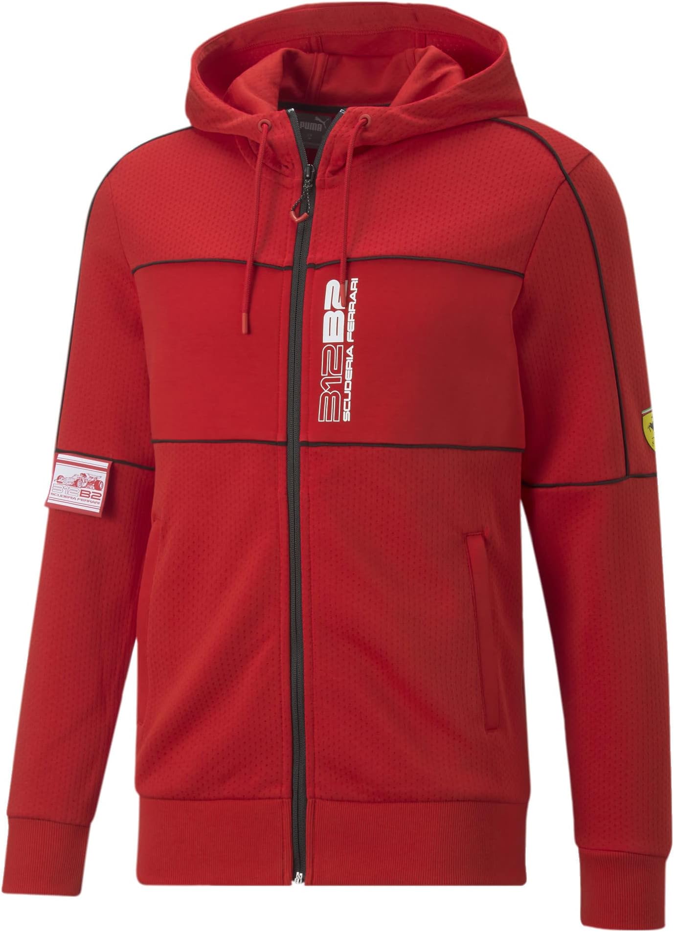 PUMA Men's Standard Scuderia Ferrari Race Hooded Sweat Jacket