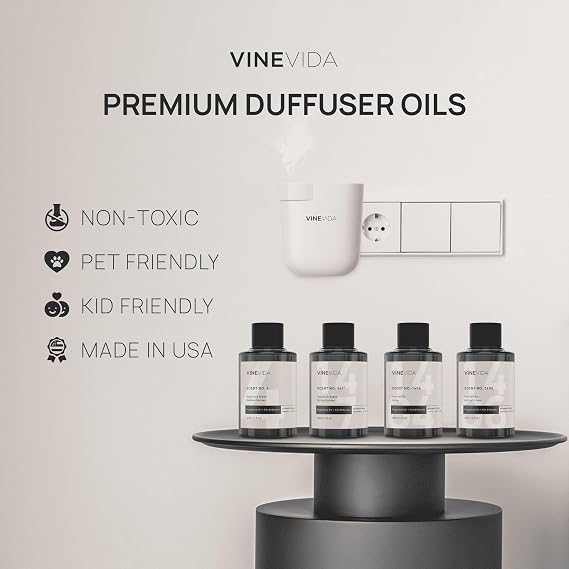 VINEVIDA Spring Collection (Pack of 4) - Diffuser Oil Set - Cold Air Diffuser Oil