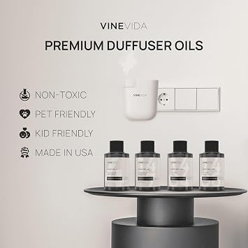 VINEVIDA Spring Collection (Pack of 4) - Diffuser Oil Set - Cold Air Diffuser Oil