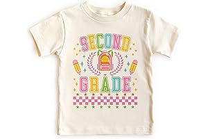 Second Grade Student First Day of School Shirt - Preppy Second 2nd...