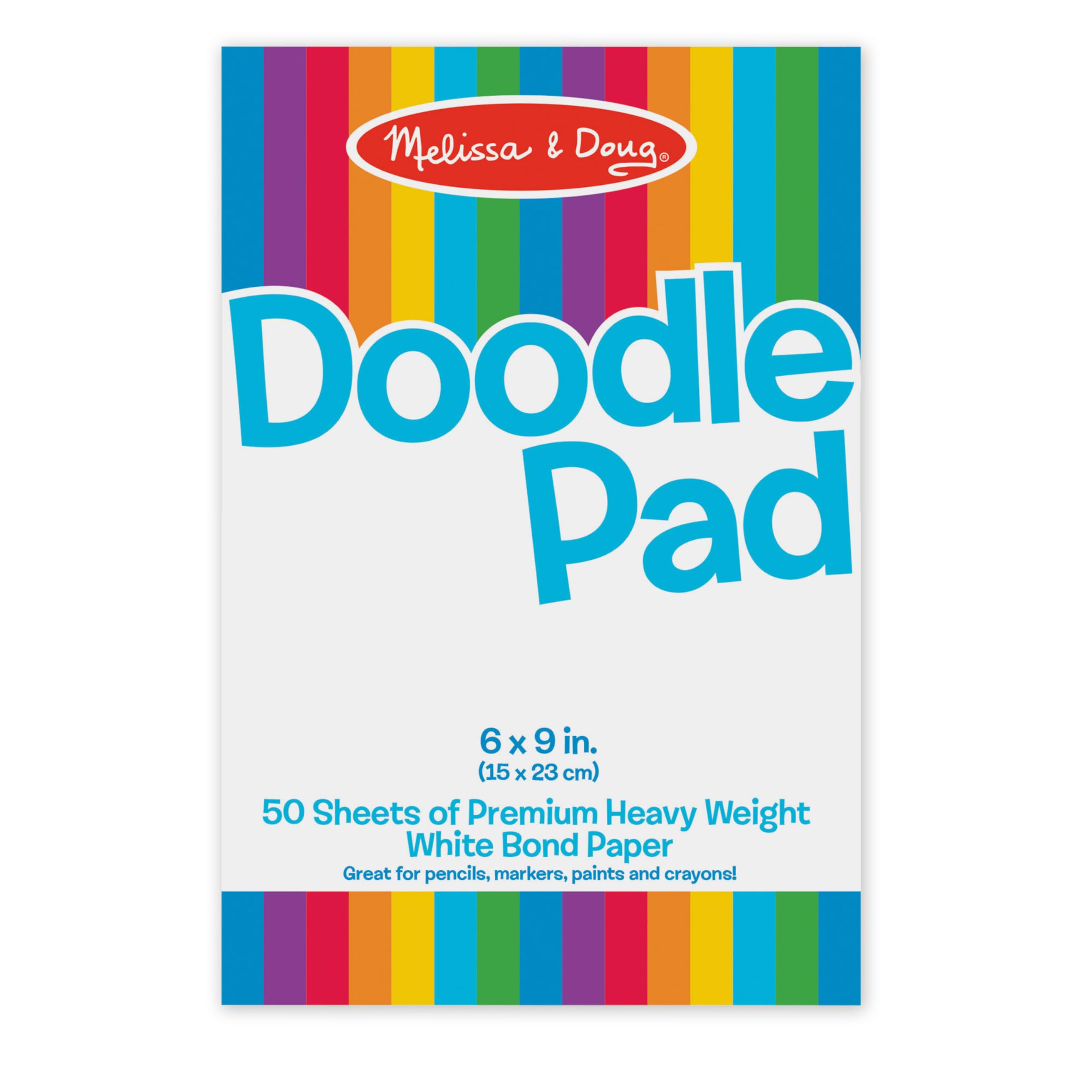 Bloc de feuilles de papier Melissa & Doug pour gribouiller 15x23 cm - 8