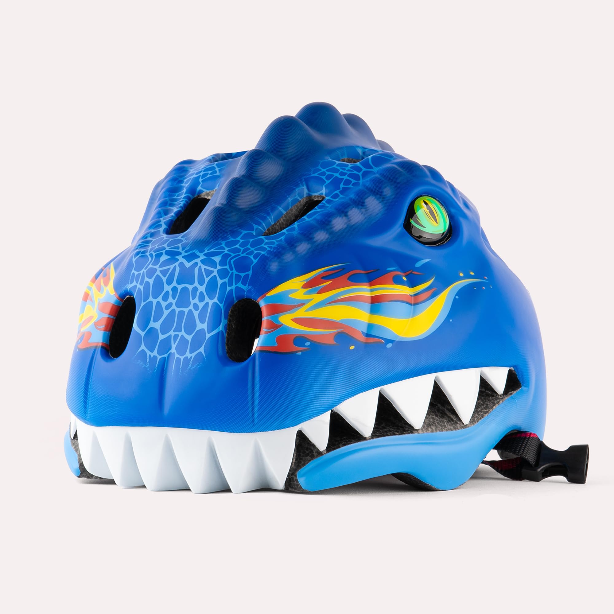 Headzup Firestorm 3D Cycling Helmet for Kids, Lightweight, Adjustable Size, Safe, Certified with Tail Light, for Age 3-10, Unisex Helmet for Cycling, Skating (48-52cm) (Blue) (B0D8K1BGPG) Amazon Price History, Amazon Price Tracker