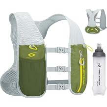 Maelstrom Running Vest,500ml Soft Flask Hydration Pack for Trail Marathon | BPA-Free Flask, Breathable Mesh, Bounce-Free Fit, Adjustable Compression, Reflective, Multi-Pockets, For Cycling, Hiking