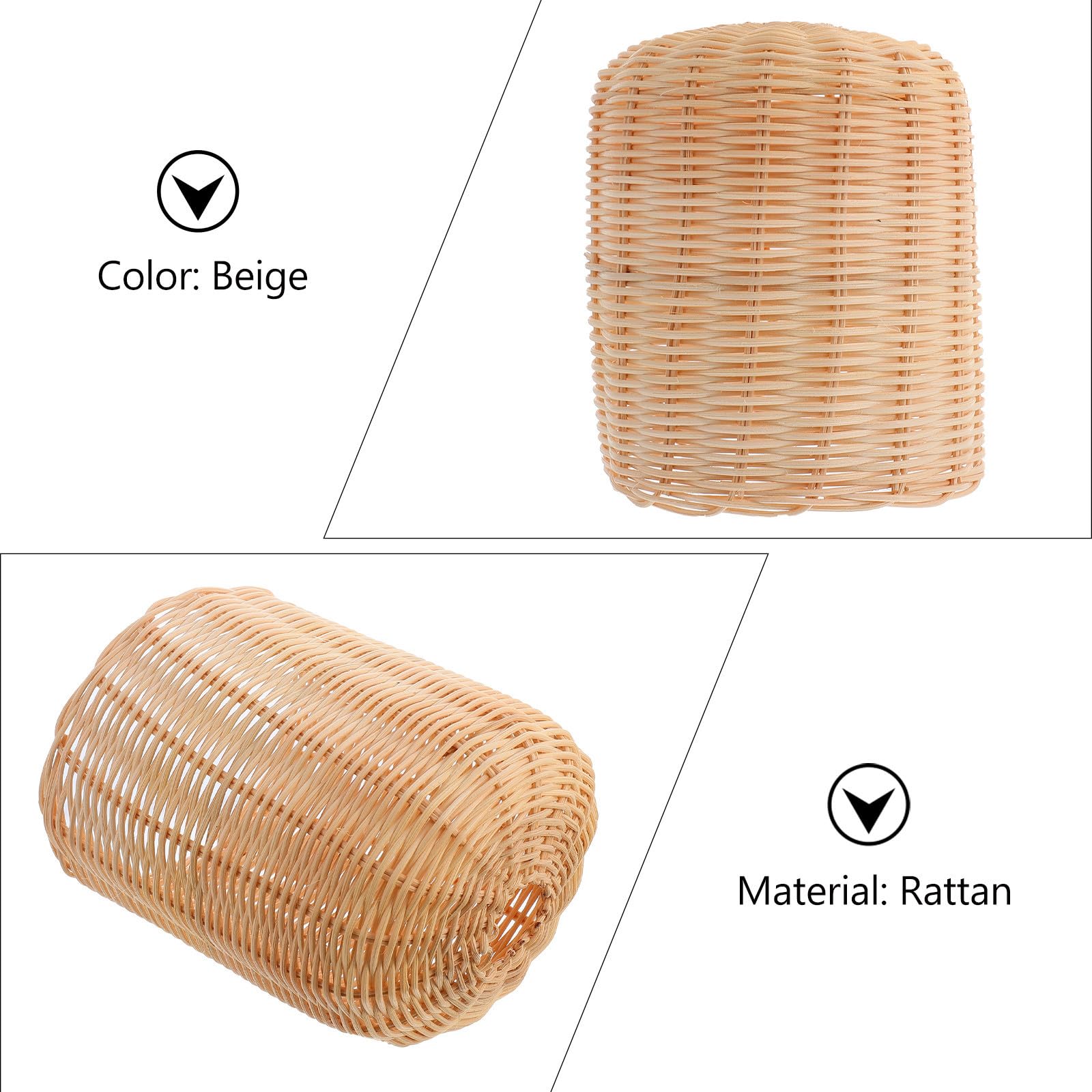 Beaupretty Rattan Gasflaschenhülle Flach mit Aufbewahrungstasche für Gasflaschen Abdeckung für Kochgasflasche Tankdeckel Anti Kollisionsschutz und Rostschutz für Sommerfest und Outdoor