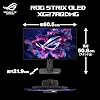ASUS OLED Gaming Monitor ROG Strix OLED XG27AQDMG 26.5/2560x1440/WOLED, OLED, 240Hz/0.03msGTG/99% DCI-P3/DisplayPort 1.4/HDMI/Domestic Products