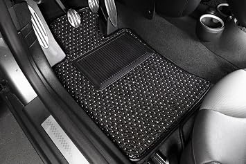 Automotive -Custom Fit Coco Car Mats Mercedes-Benz 2003-2009 E-Class Sedan or Wagon w211 (2 Wheel Drive only) E280 E300 E320 E420 E350 E500 E55 E63 AMG Bluetec Diesel Black Grey-Four Piece