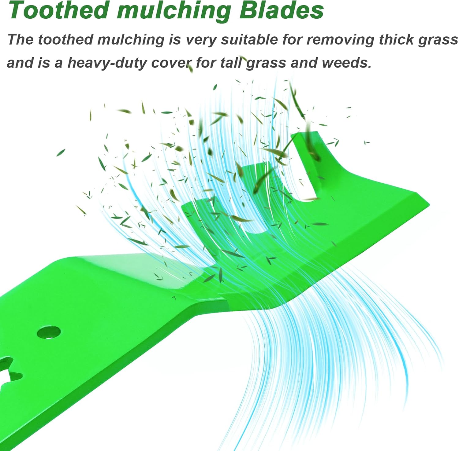 942-04053C 742-04053 Mulching Blades Fit for 50 inch Cub Cadet RZT 50 ZT1-50 LTX1050 LT1050 MTD Troy Bilt 50 Mower Deck Replace 942-04053 742-04053C 942-04053-X, 3 Pack