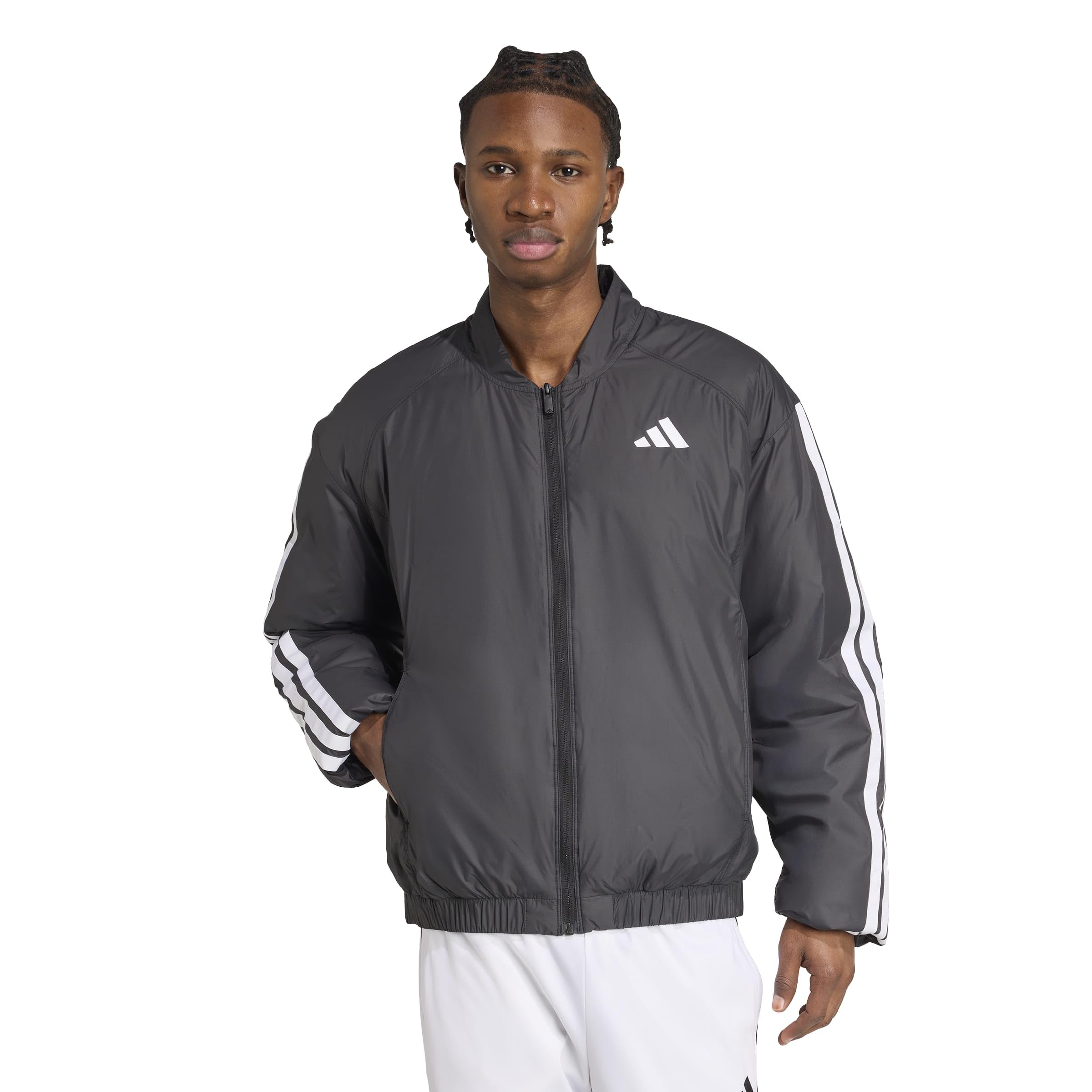 adidas Uomo Essentials CLIMAWARM 3 Stripes Insulated bomber Jackets
