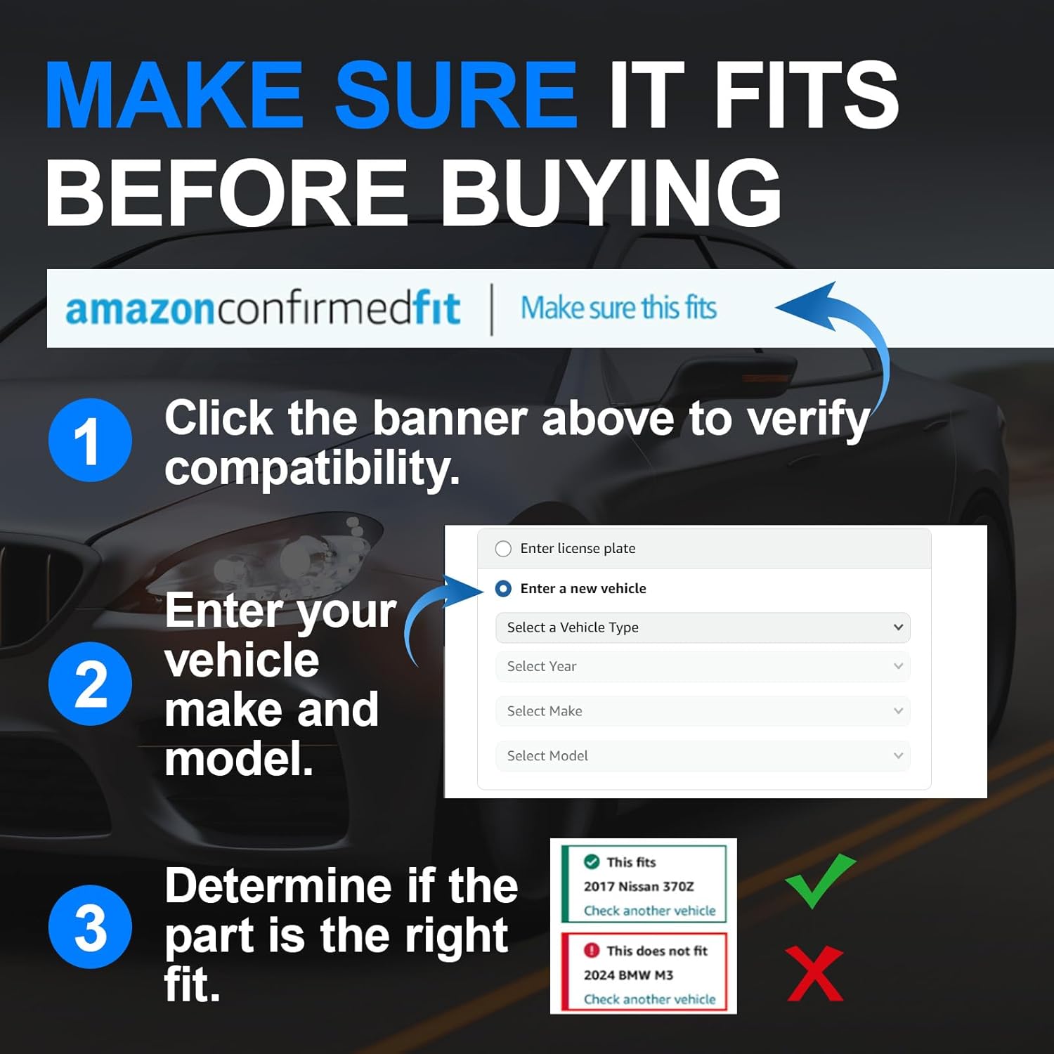 6Pcs Front Upper Lower Control Arm Compatible with 2011-2017 BMW X3,2015-2018 BMW X4