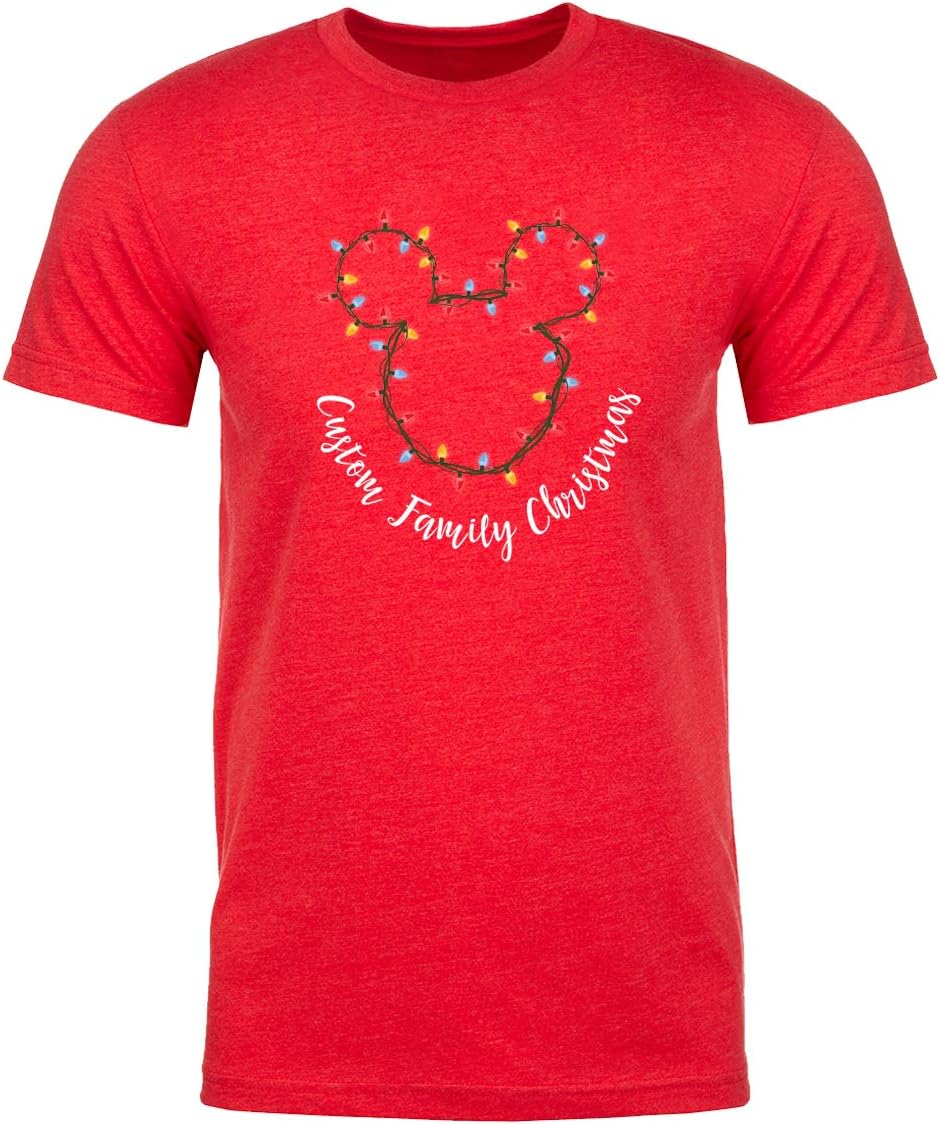 Mouse Lights Custom Family Christmas Shirts, Man's Tee, Shirts