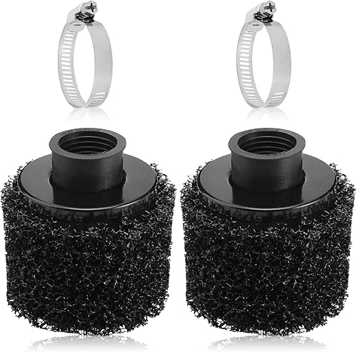 Miniatura 5 de SOAJEE 2 filtros de aire de 1.1 pulgadas, 1.102 in para motor de 50 cc - 90 cc 110 cc 125 cc 150 cc GY6, motocicleta, ATV, scooter, Go Kart, Mini