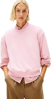 Tommy Hilfiger Women's Th Script Reg Terry Swtshrt Ww0ww49418 Pullover Sweatshirt (pack of 1)