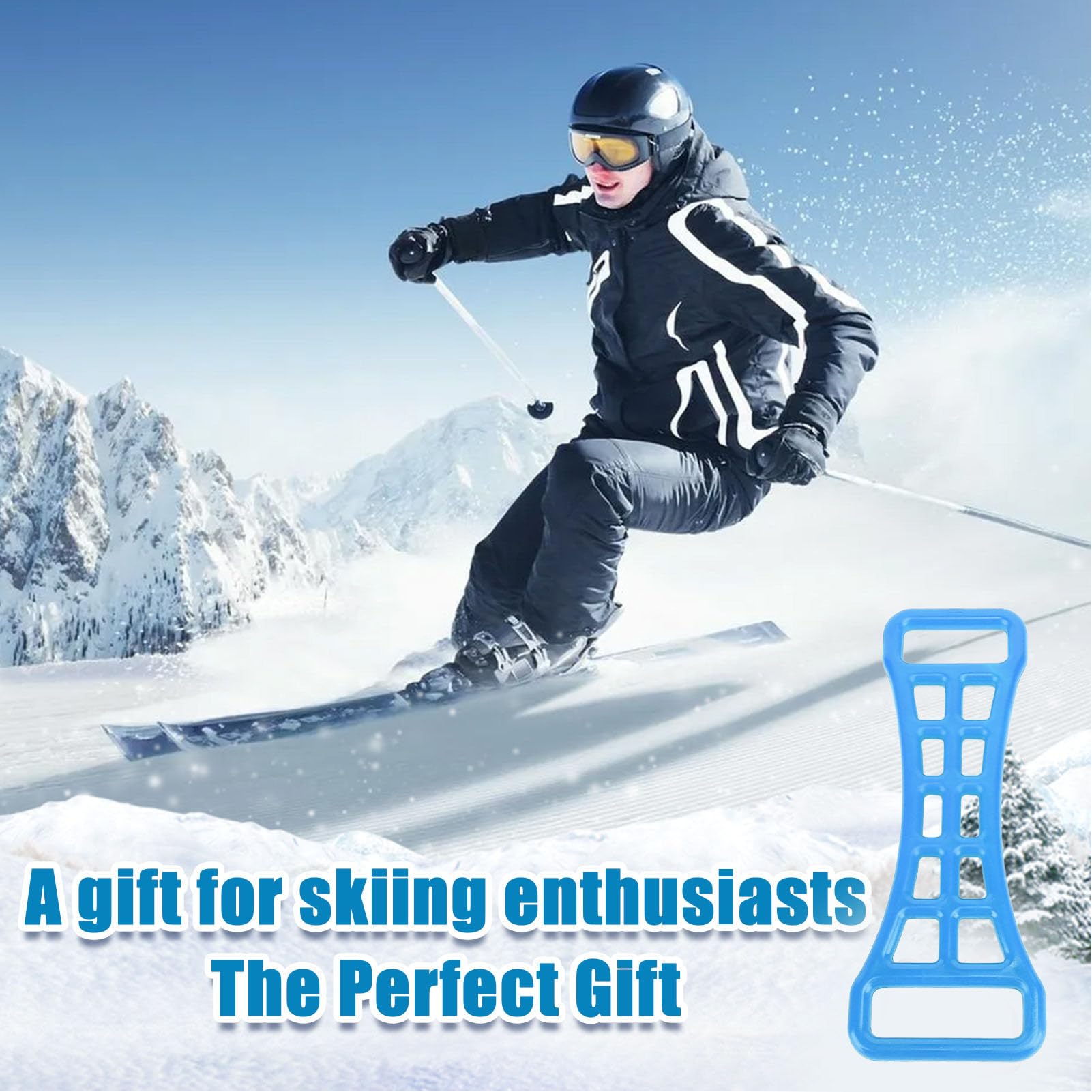 2pcs Ski Boot Buckle Assist Tool, Shoes Buckle Extender Tool, Multifunctional Skiing Boot Buckle Fastening Aid, for Ski Enthusiasts, Ski Boot Buckle Lever with Hanging Buckle