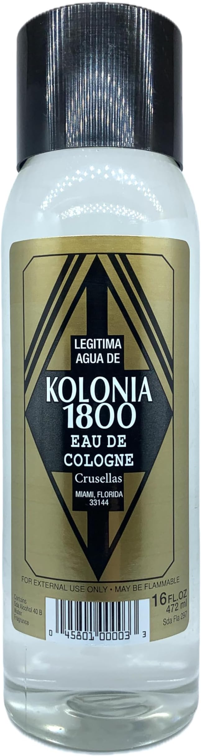Legitima Agua de Kolonia 1800 Natural Splash Cologne 16 Fl. Oz.