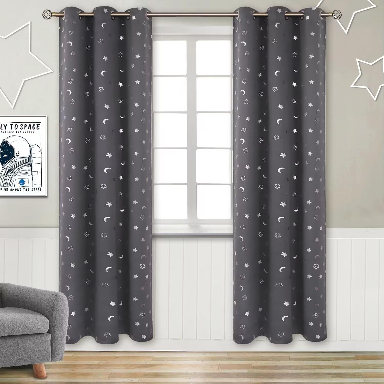 BGment Nursery Curtains