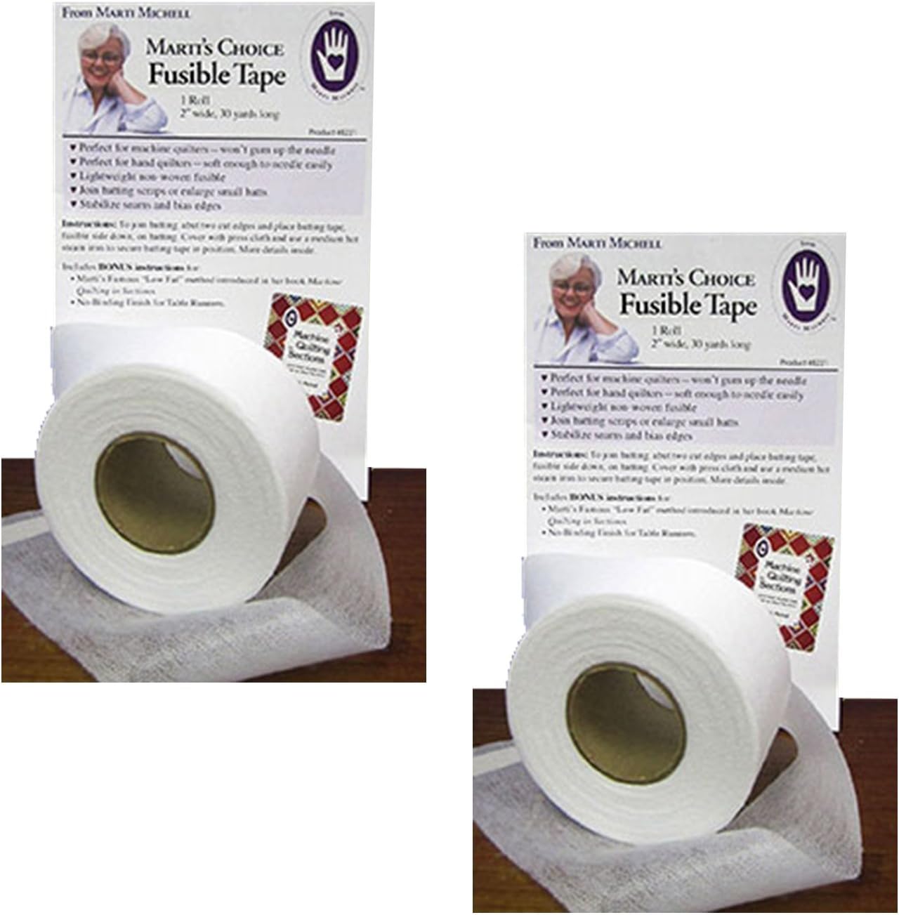 Marti MichellFusible Tape - 2-Inch Wide, 60 Yards, Single-Sided, White
