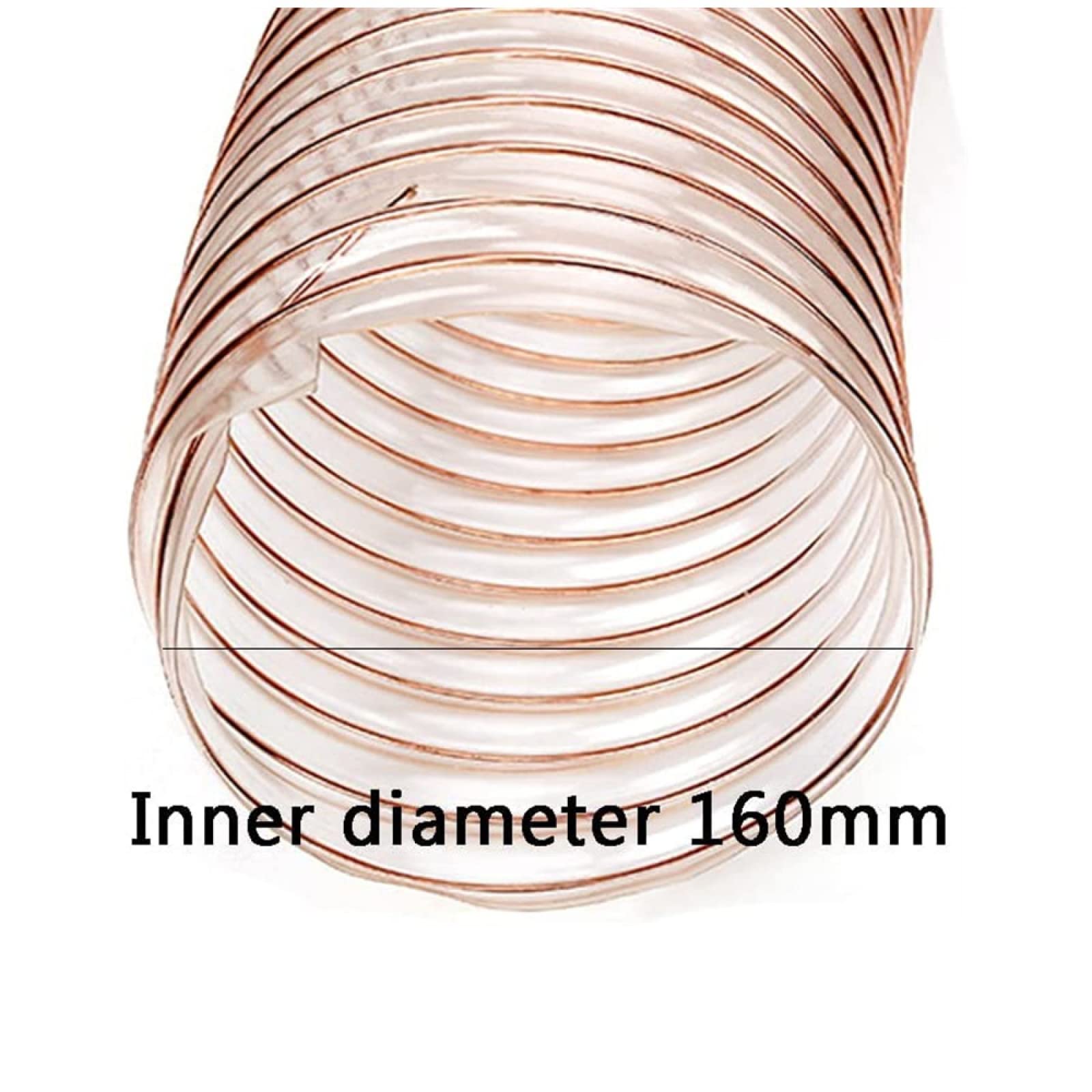 Tubo flessibile in PU, diametro 160mm-200mm, spessore parete 0,93mm, per aspiratore, lunghezza 1 metro, diametro,160 mm