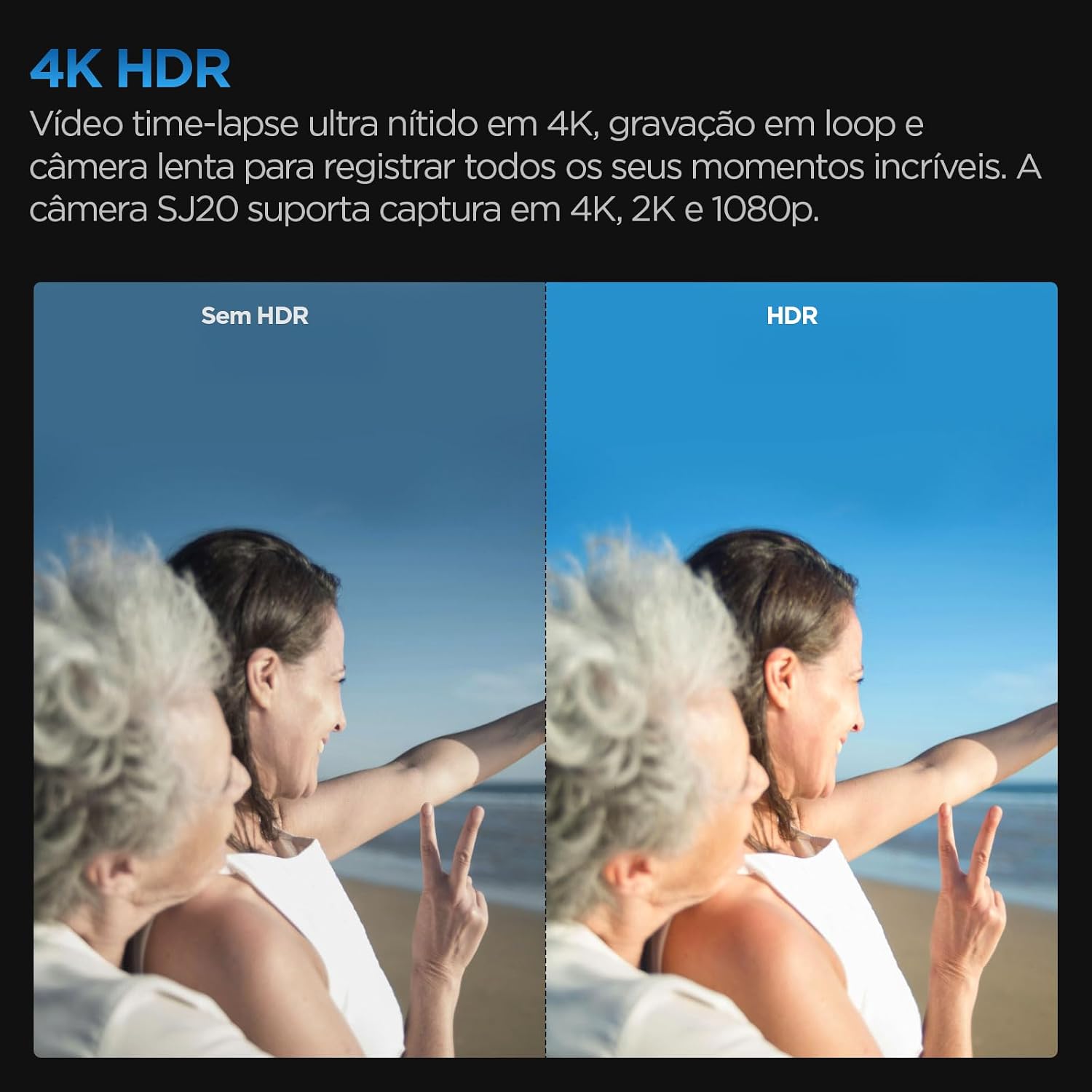 SJ~CAM SJ20 FHD Ultra Night 4K Câmera de Ação Portátil, Dupla Tela, Camera de Ação Esportiva,Bastão de Selfie com 8H de Autonomia,Lente Dupla F2.0/F1.3 4K,Zoom 8X SJ~CAM SJ20 FHD Ultra Night 4K Câmera de Ação Portátil, Dupla Tela, Camera de Ação Esportiva,Bastão de Selfie com 8H de Autonomia,Lente Dupla F2.0/F1.3 4K,Zoom 8X