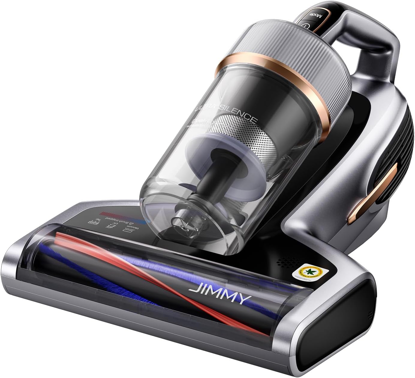 Jimmy BX7 Pro Mattress Vacuum Cleaner with Dust Mite Sensor, UV Lamp Sterilization, Mattress Cleaning Machine Bed Vacuum Cleaner 700W with Ultrasound, LED Screen for Bed, Sofa and Upholstery- Grey