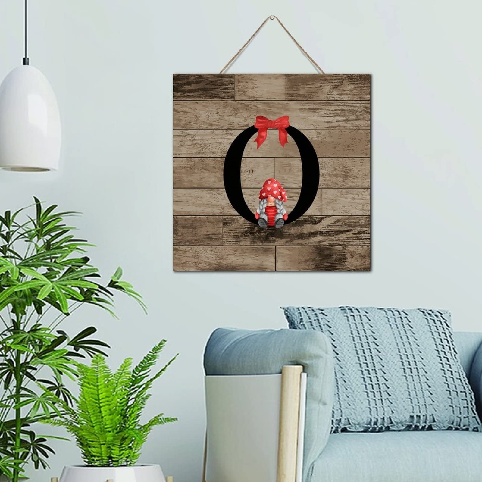 Décoration murale vintage bois initiale O : habillez vos murs vides de façon unique